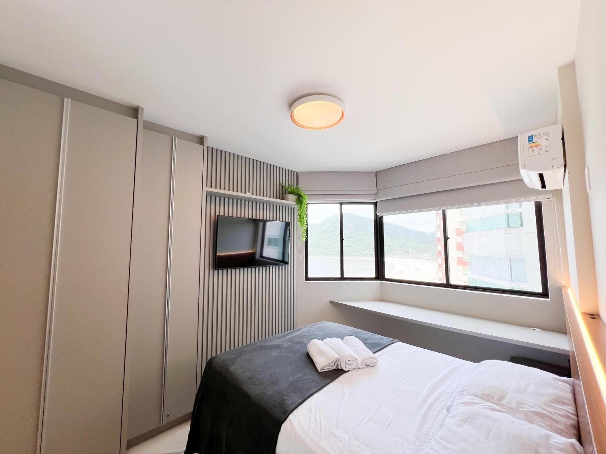 Apartament Excelente Ap Pe Na Areia Vista Mar Balneário Camboriú Zewnętrze zdjęcie